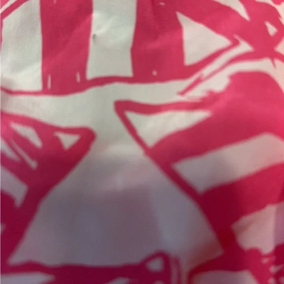 Lilly Pulitzer Lei Lei Halter Top Capri Pink Yacht 100% Silk Lilly Size Large - Picture 6 of 8